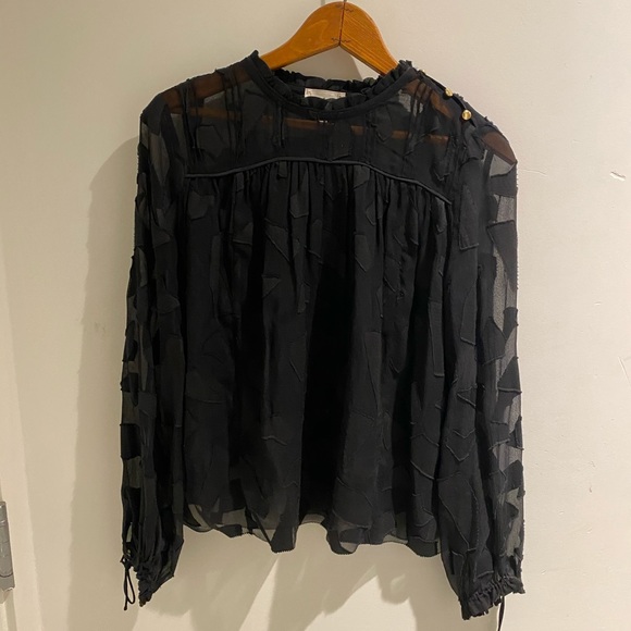 Le fou Wilfred - Black pattern blouse - Picture 2 of 4